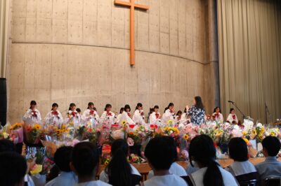 2024年度 花の日礼拝＆施設訪問 | 共愛学園中学校